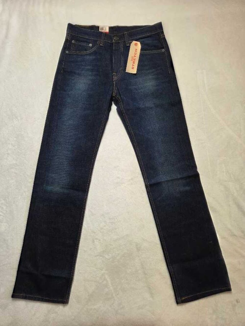 New 32x34 Levi's 505 Regular fit jeans in Petrel stretch denim